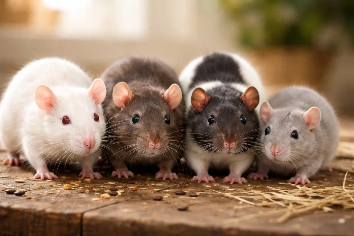 Les secrets des différents types de rats et leur comportement