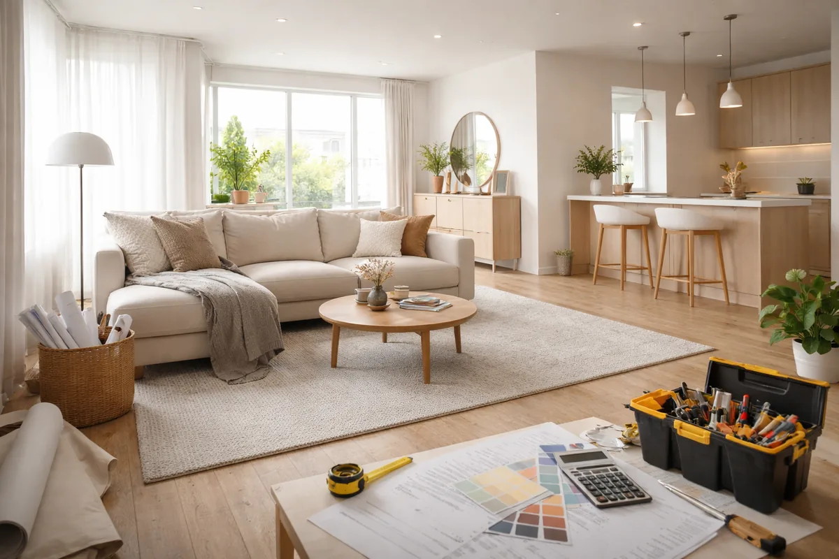 Quel budget prévoir pour rénover un salon de 25 m²
