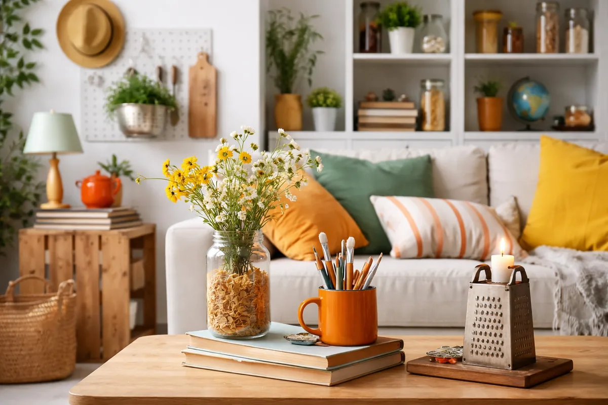Comment réaliser une décoration intérieure originale avec des objets du quotidien