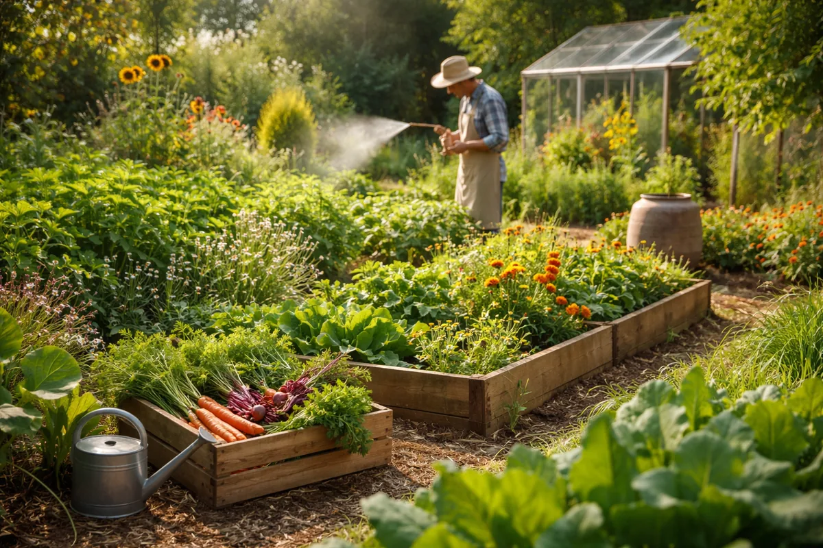 Comment réaliser un jardin en biodynamie pour améliorer la santé des plantes